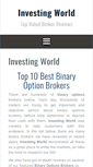 Mobile Screenshot of investingworld.org